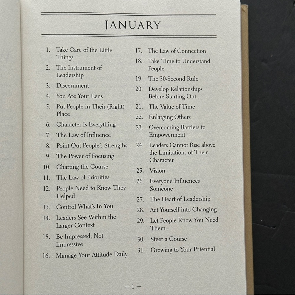 The Maxwell Daily Reader by John C. Maxwell | Personal Development | HC - Picture 10 of 11